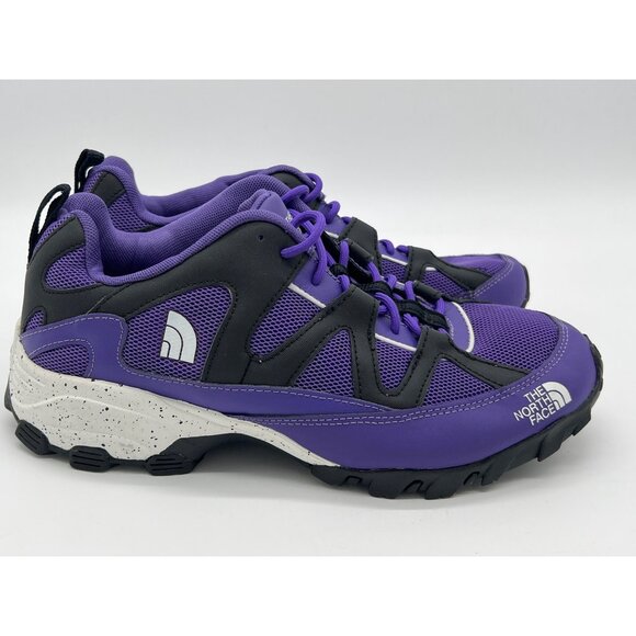 The North Face Mens Trail Running Shoes Size 9 Purple & Black Mesh Athletic Snea - Picture 5 of 9